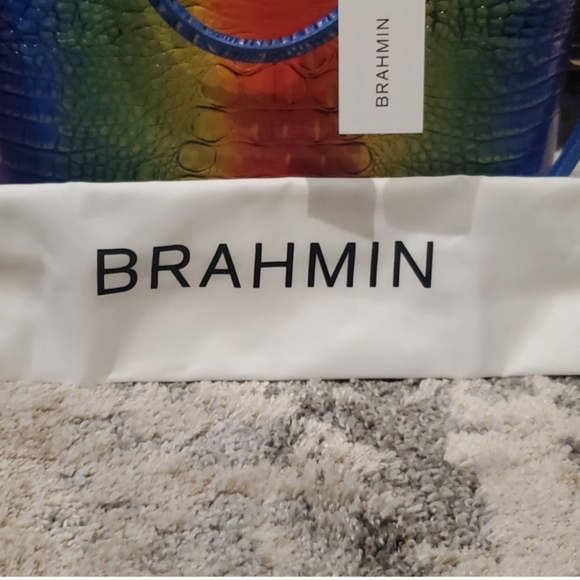 Rare Brahmin Popsicle Ombre Melbourne Duxbury Satchel-NWT - Picture 5 of 12